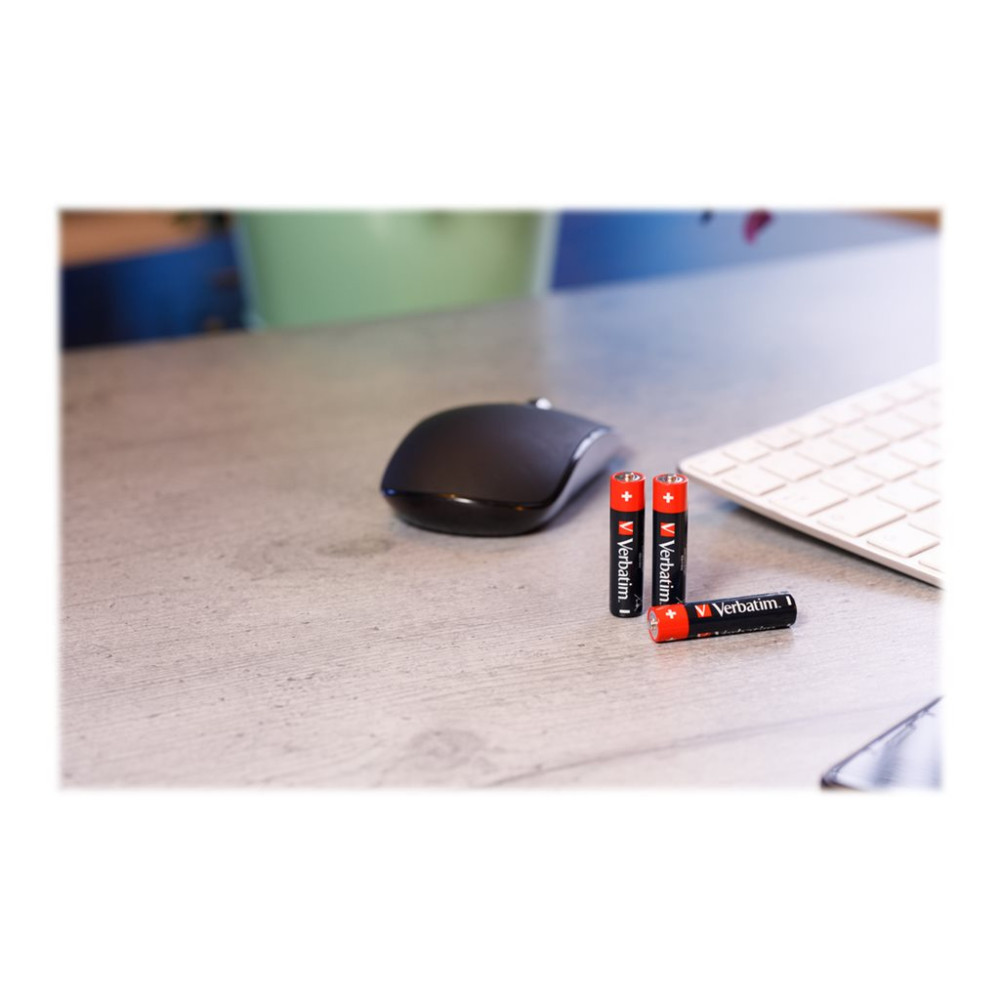 Produktbild för Verbatim batteri - 4 x AAA / LR03 - alkaliskt