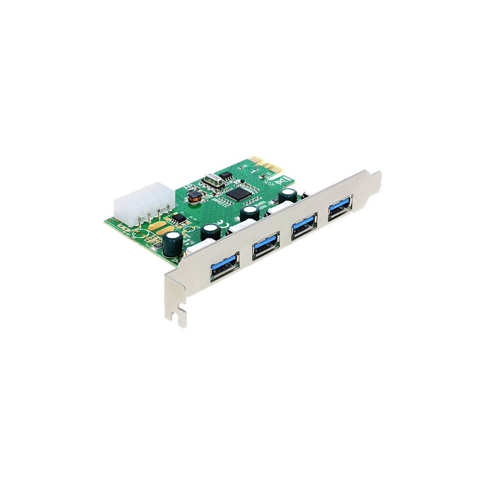 Produktbild för Delock PCI Express Card > 4 x external USB 3.0 - USB-adapter - PCIe 2.0 - USB 3.0 x 4