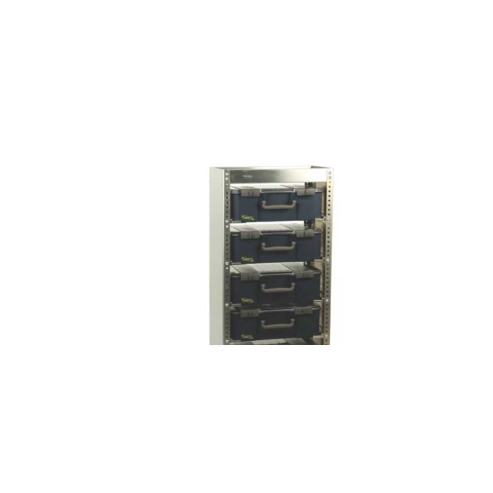 Produktbild för raaco S221 CarryLite, 5 galler, Metall, Metall, Silver, 486...