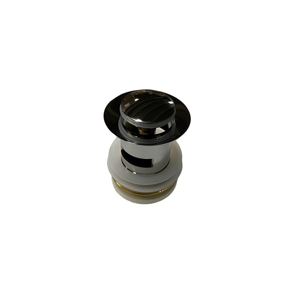Produktbild för Bottenventil 1 1/4" push up litet lock universal m. overflow
