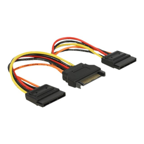 DeLOCK Delock - strömkabel - SATA-ström till SATA-ström - 15 cm