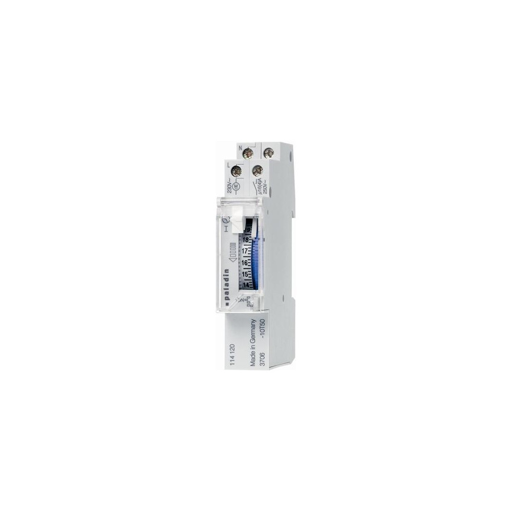 Produktbild för Solar analog kontaktor dag, 1-kanals 17,5 mm (16A) 230V 50-6...