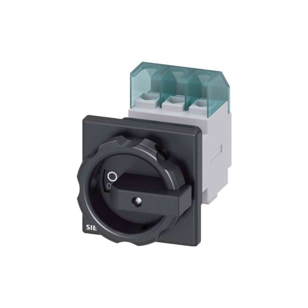 Produktbild för Siemens 3LD2154-0TK51, 3P, Sort, 690 V, 400 V, 6000 V, CSA,...