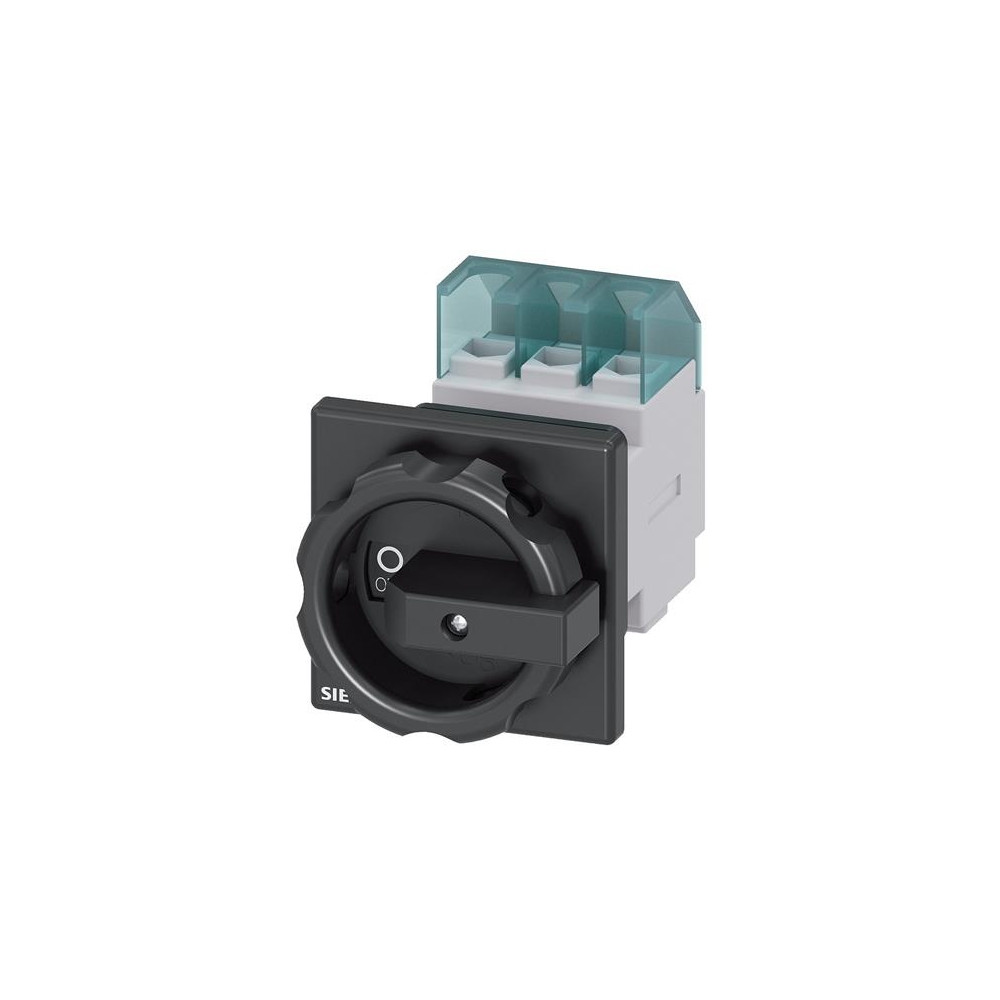 Produktbild för Siemens 3LD2154-0TK51, 3P, Sort, 690 V, 400 V, 6000 V, CSA,...
