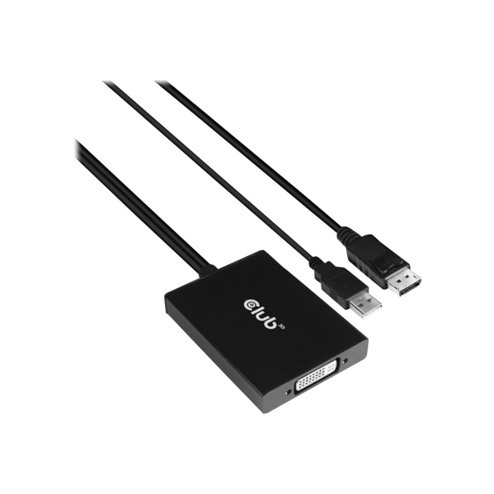 Produktbild för Club 3D - DisplayPort-/ DVI-adapter - 60 cm