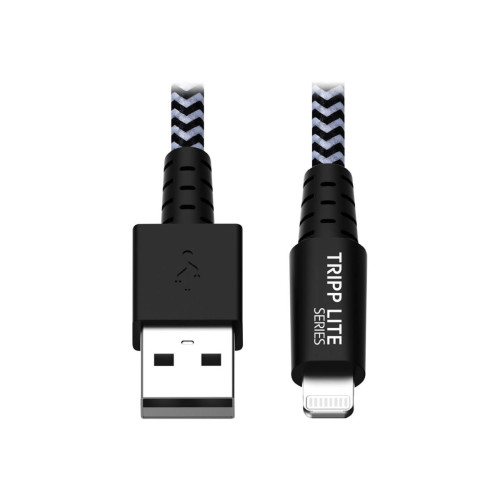 Eaton Corporation Eaton Tripp Lite Series Heavy-Duty USB-A to Lightning Sync/Charge Cable, MFi Certified - M/M, USB 2.0, 3 ft. (0.91 m) - Lightning-kabel - Lightning / USB - 90 cm