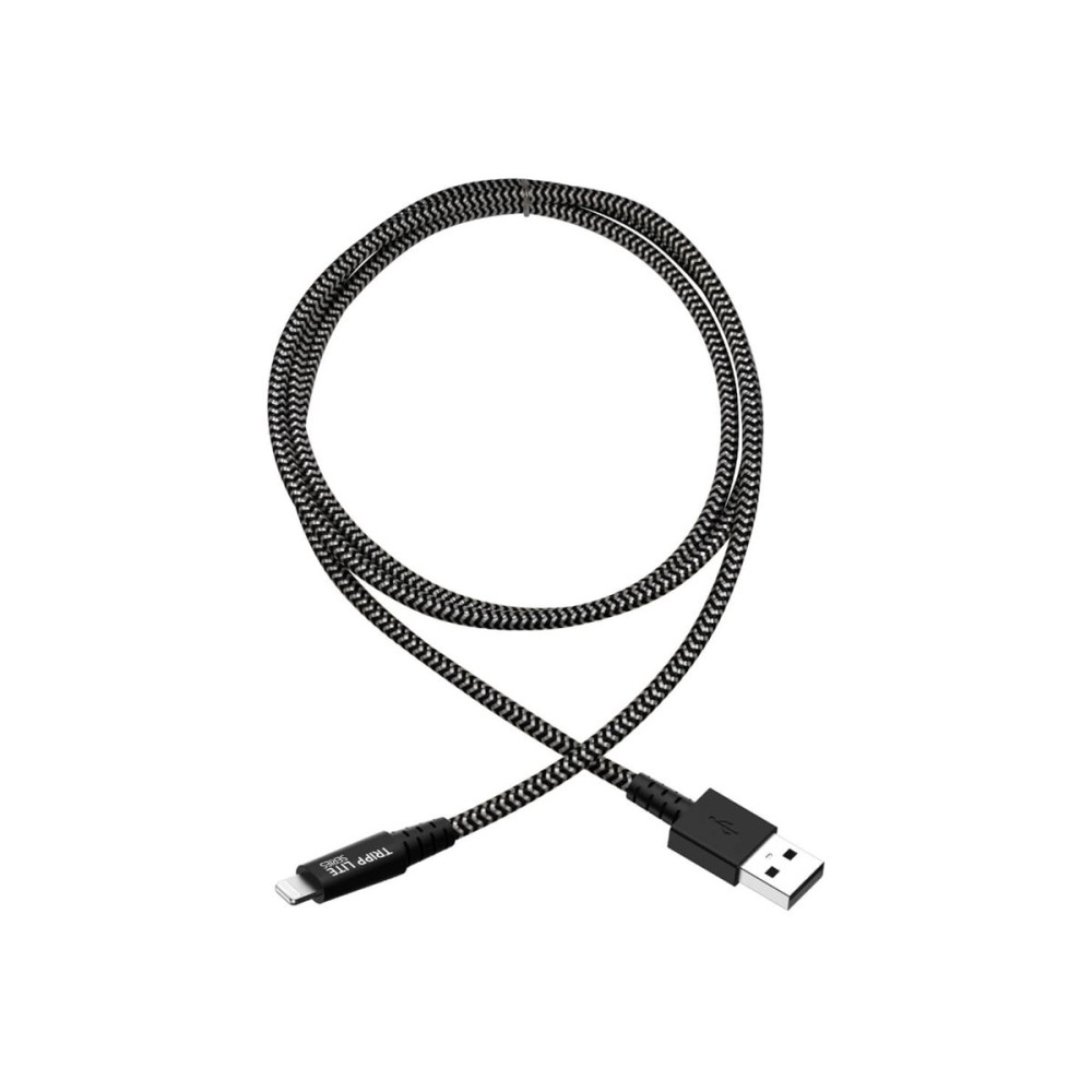 Produktbild för Eaton Tripp Lite Series Heavy-Duty USB-A to Lightning Sync/Charge Cable, MFi Certified - M/M, USB 2.0, 3 ft. (0.91 m) - Lightning-kabel - Lightning / USB - 90 cm