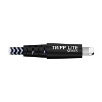Produktbild för Eaton Tripp Lite Series Heavy-Duty USB-A to Lightning Sync/Charge Cable, MFi Certified - M/M, USB 2.0, 3 ft. (0.91 m) - Lightning-kabel - Lightning / USB - 90 cm