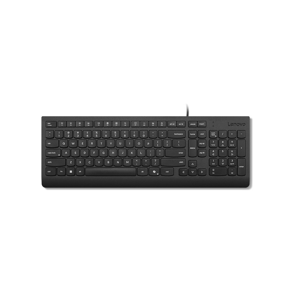Produktbild för Lenovo Essential - tangentbord - QWERTY - Svenska/finska - svart Inmatningsenhet