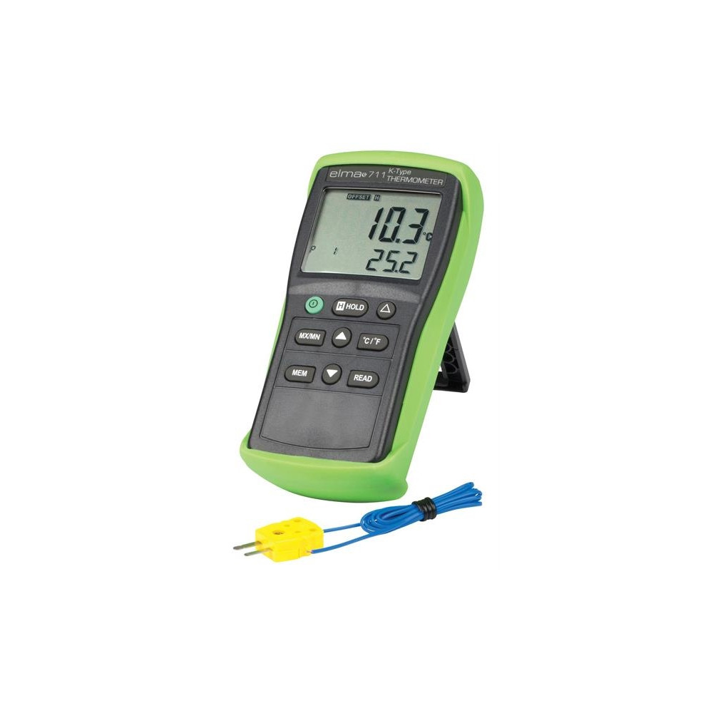Produktbild för ELMA INSTRUMENTS Digitalt termometer 711 för mätning av temp...