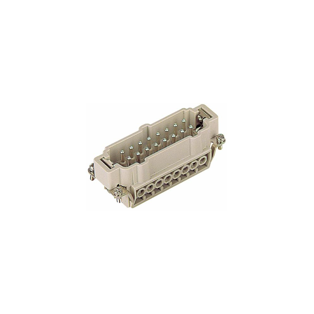Produktbild för Harting 09 20 016 2612 Stiftindsats Han® A 16 + PE Skruer 1...