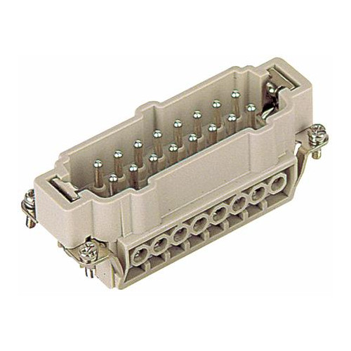 Harting Harting 09 20 016 2612 Stiftindsats Han® A 16 + PE Skruer 1...
