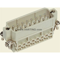 Produktbild för Harting 09 20 016 2612 Stiftindsats Han® A 16 + PE Skruer 1...