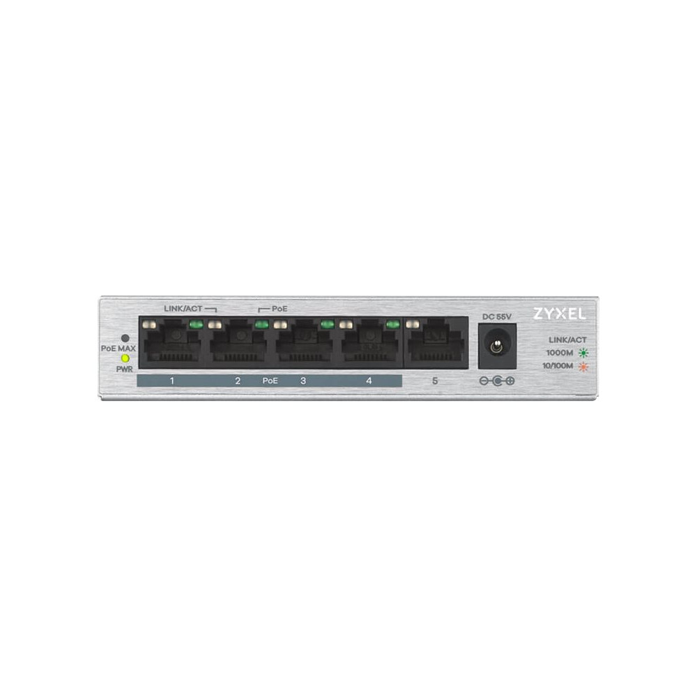 Produktbild för Zyxel GS1005HP - switch - 5 portar - ohanterad