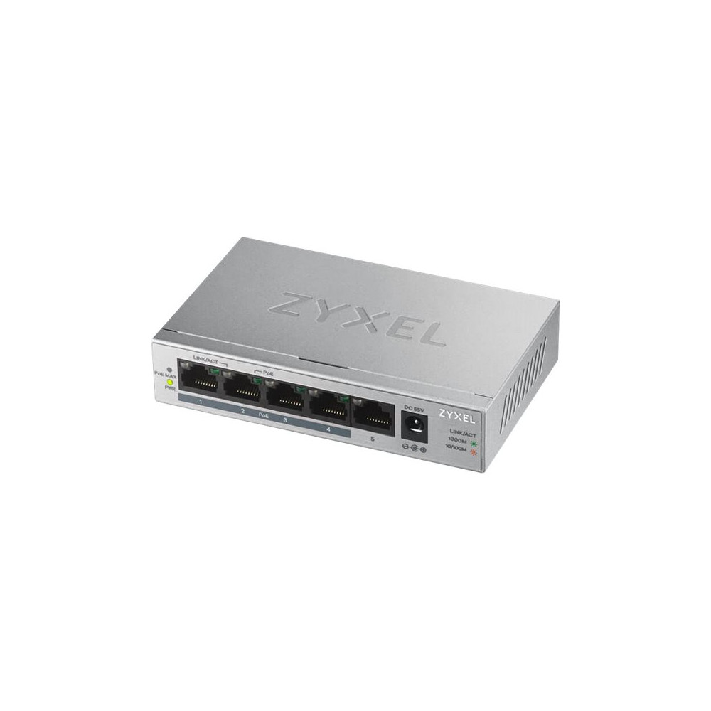 Produktbild för Zyxel GS1005HP - switch - 5 portar - ohanterad