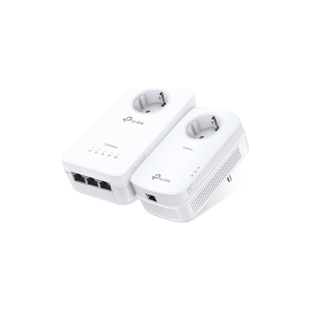 Produktbild för TP-Link TL-WPA8631P KIT V4 - Wi-Fi Kit - PowerLine adaptersats - Wi-Fi 5 - vägginsticksbar