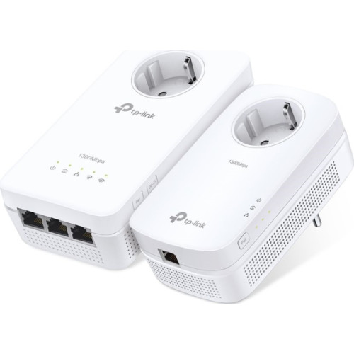 TP-LINK TP-Link TL-WPA8631P KIT V4 - Wi-Fi Kit - PowerLine adaptersats - Wi-Fi 5 - vägginsticksbar