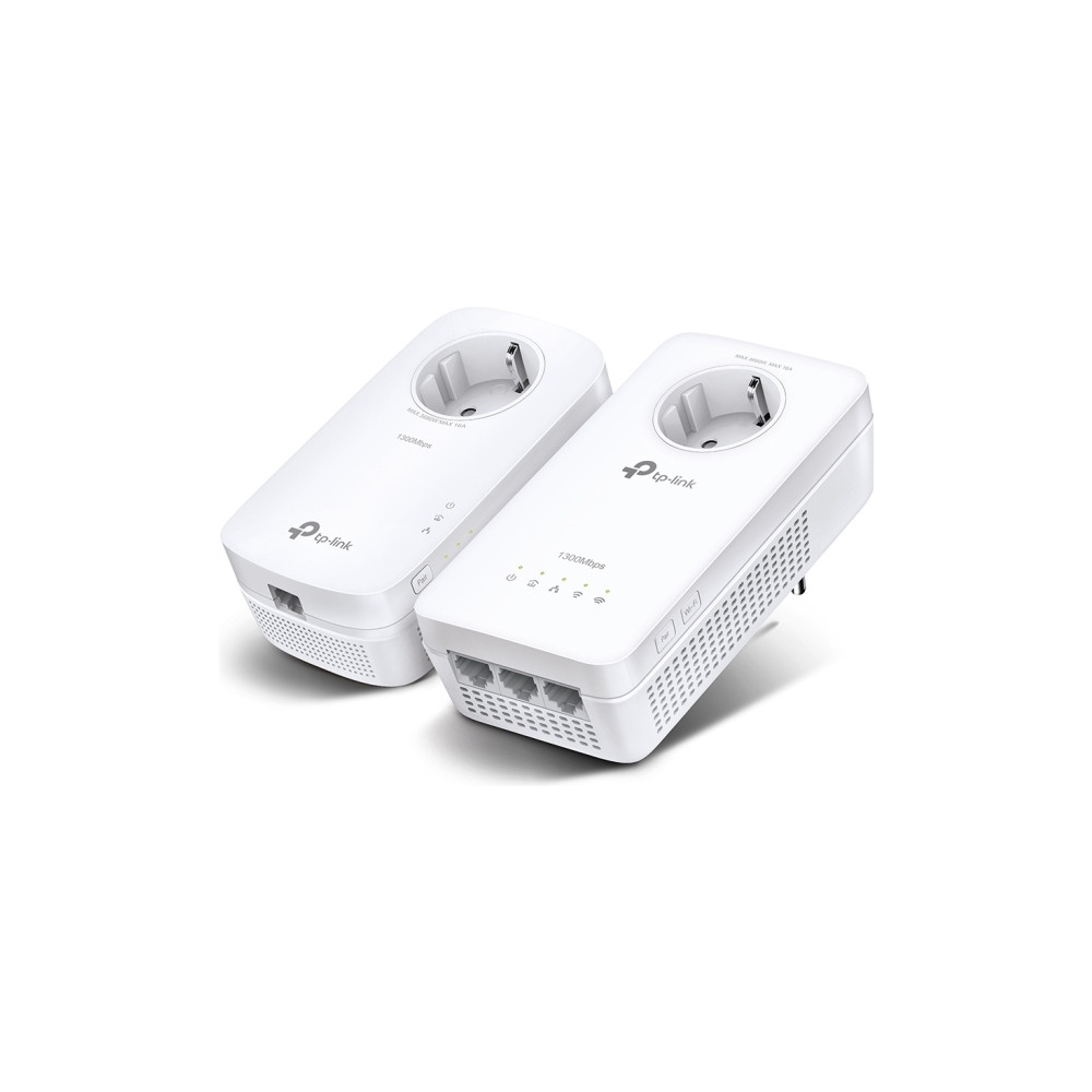 Produktbild för TP-Link TL-WPA8631P KIT V4 - Wi-Fi Kit - PowerLine adaptersats - Wi-Fi 5 - vägginsticksbar