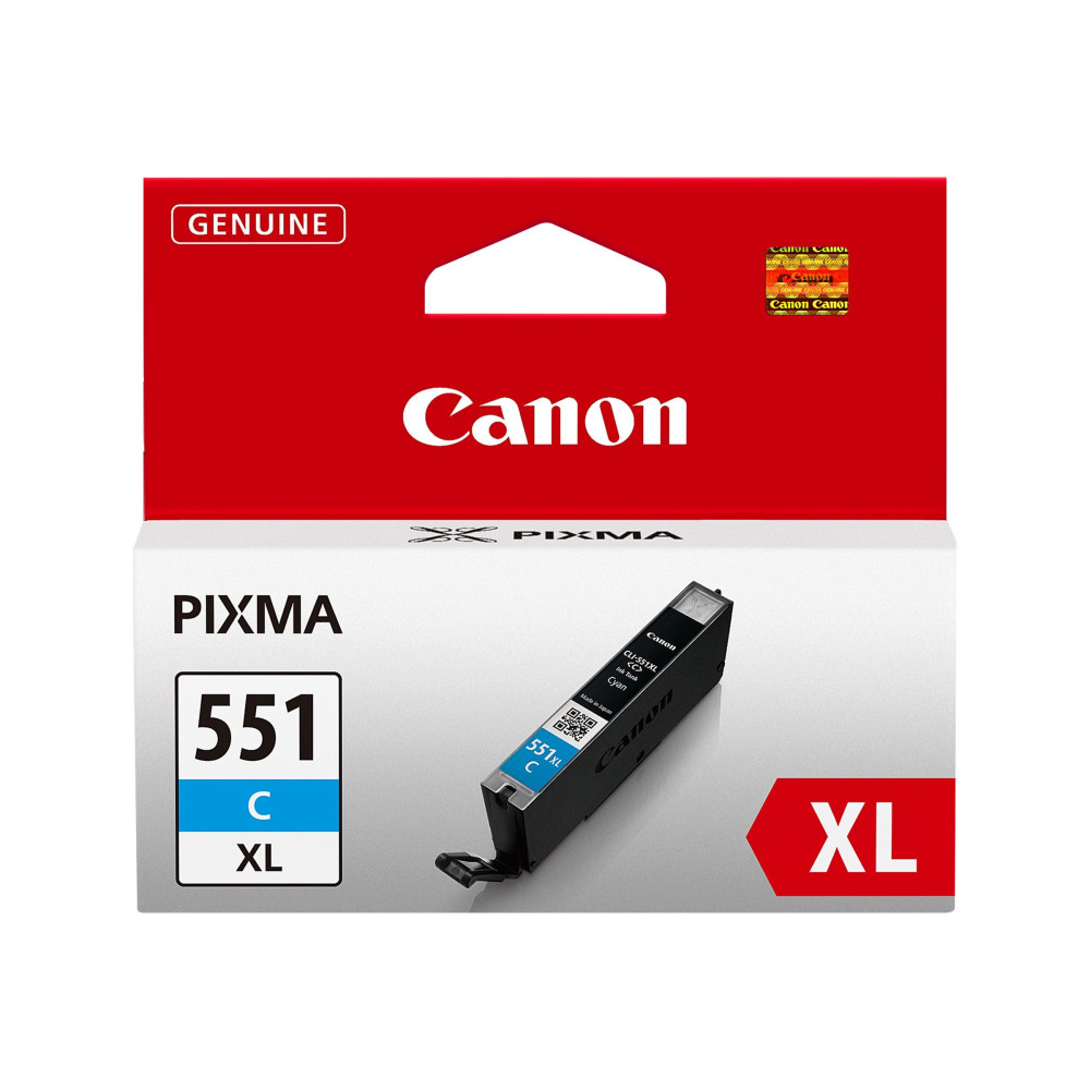 Produktbild för Canon CLI-551C XL - Lång livslängd - cyan - original - bläcktank