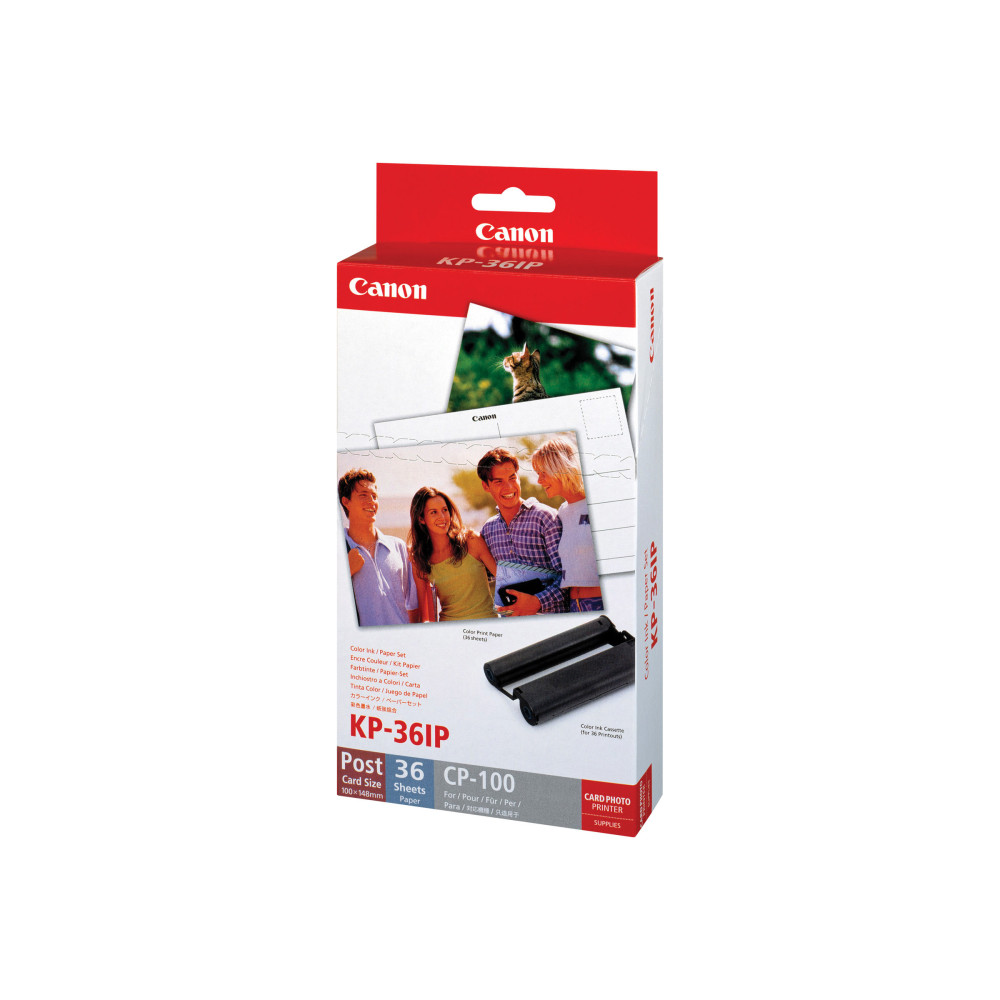 Produktbild för Canon KP-36IP - 100 x 148 mm - bläckpatron/papperssats
