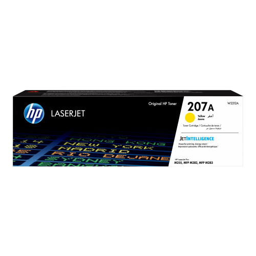 HP HP 207A - gul - original - LaserJet - tonerkassett (W2212A)