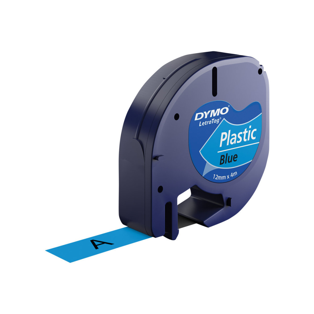 Produktbild för DYMO LetraTAG - tejp - 1 kassett(er) - Rulle (1,2 cm x 4 m)