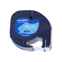 Produktbild för DYMO LetraTAG - tejp - 1 kassett(er) - Rulle (1,2 cm x 4 m)
