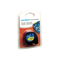 Produktbild för DYMO LetraTAG - tejp - 1 kassett(er) - Rulle (1,2 cm x 4 m)