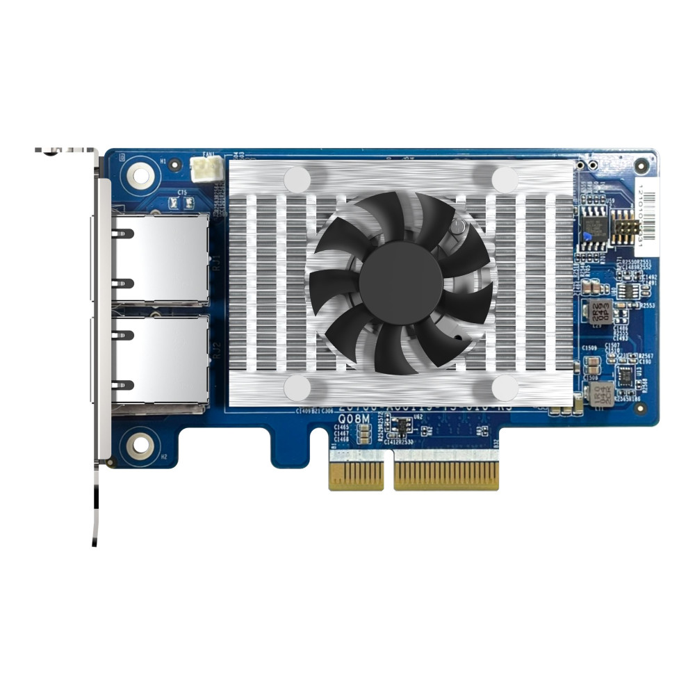 Produktbild för QNAP QXG-10G2T-X710 - nätverksadapter - PCIe 3.0 x4 - 10Gb Ethernet x 2