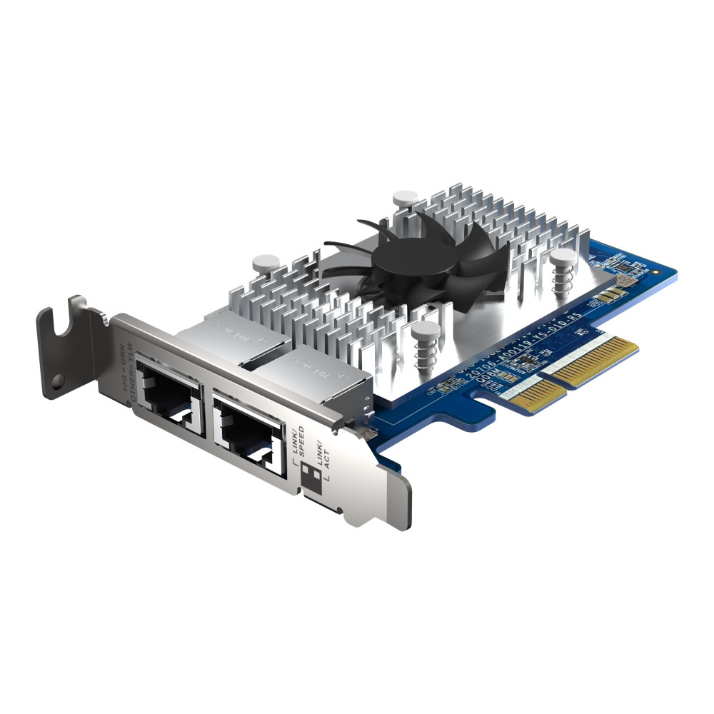Produktbild för QNAP QXG-10G2T-X710 - nätverksadapter - PCIe 3.0 x4 - 10Gb Ethernet x 2