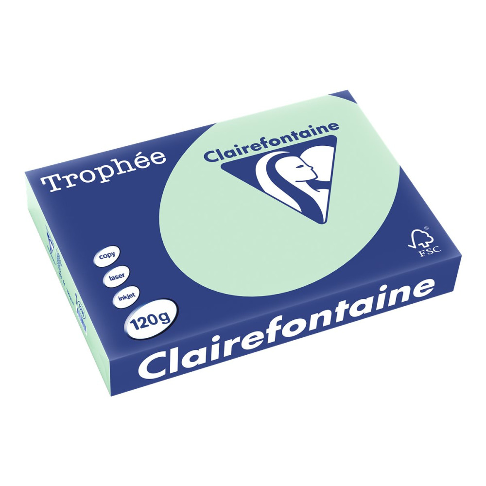 Produktbild för Clairefontaine TROPHEE - vanligt papper - 250 ark - A4 - 120 g/m²