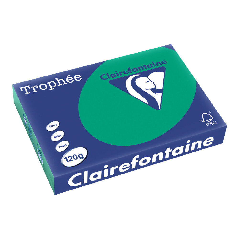 Produktbild för Clairefontaine TROPHEE - vanligt papper - 250 ark - A4 - 120 g/m²
