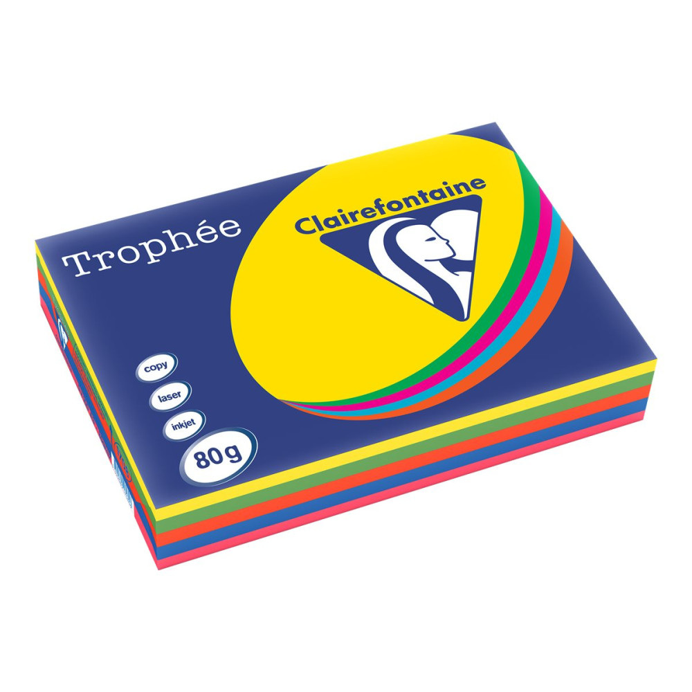 Produktbild för Clairefontaine TROPHEE - vanligt papper - 500 ark - A3 - 80 g/m²