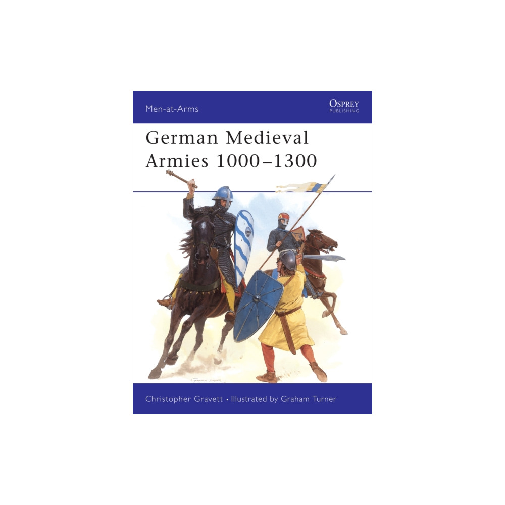 Produktbild för German Medieval Armies 1000–1300 (häftad, eng)
