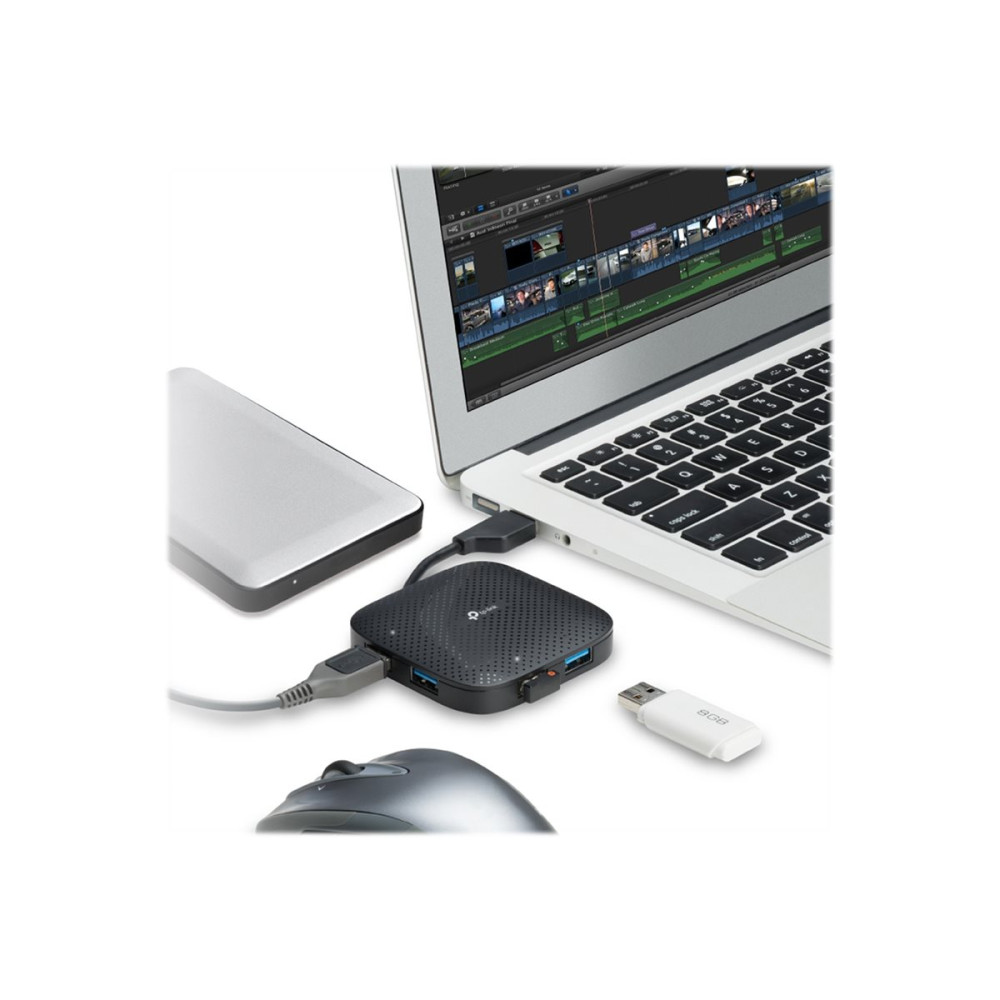 Produktbild för TP-Link UH400 - hubb - 4 portar