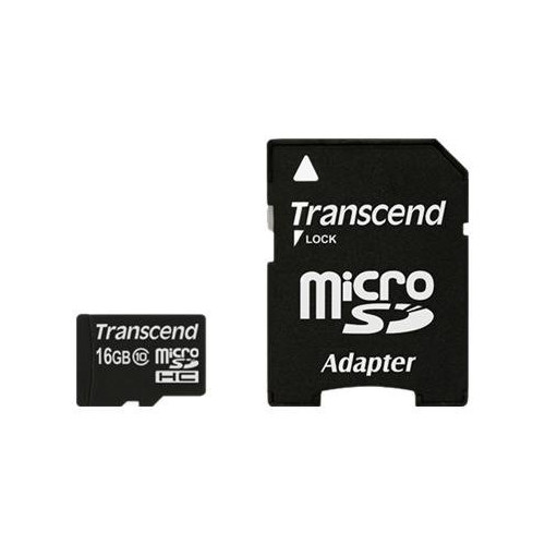 Transcend Information Transcend - flash-minneskort - 16 GB - microSDHC
