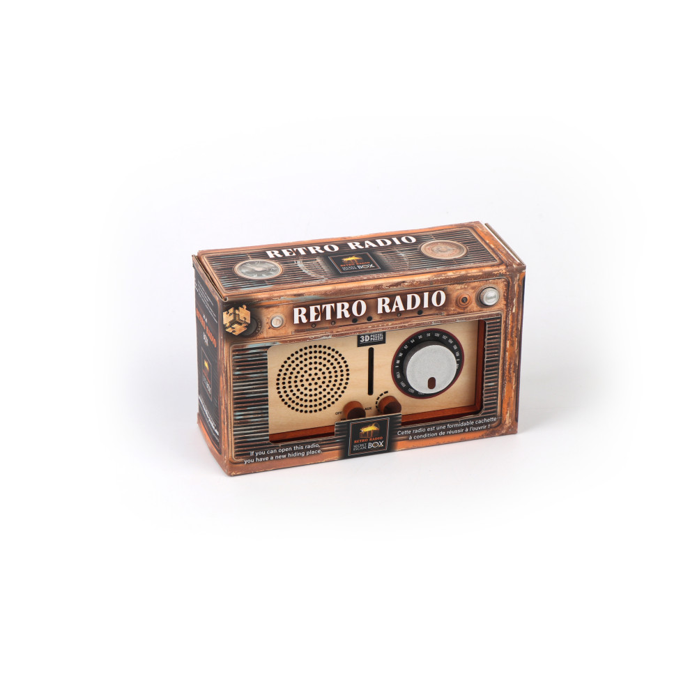 Produktbild för Secret Escape Box - Retro Radio (Nivå 2)