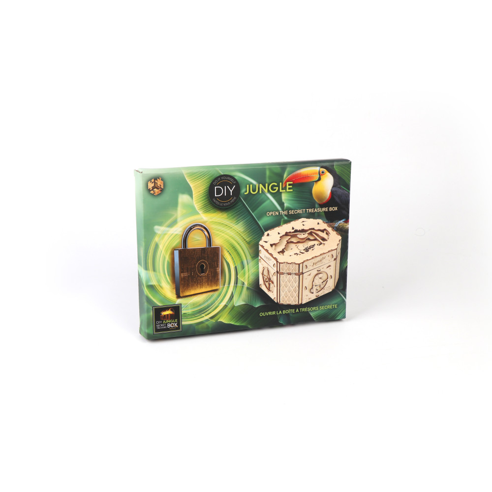 Produktbild för Secret Treasure Box - DIY - Jungle (Nivå 3)