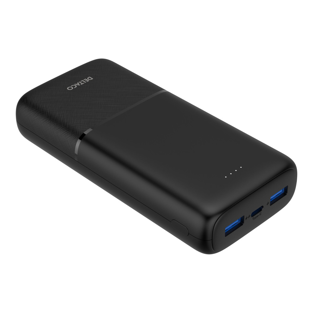 Produktbild för DELTACO PB-C1008 power bank - Li-pol - 2 x USB, USB-C - 20 Watt