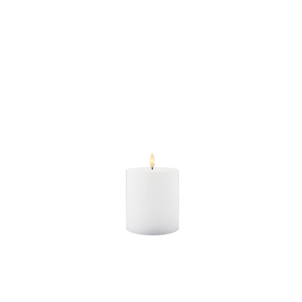 Produktbild för Sirius Sille uppladdningsbart blockljus vit Ø 10 cm H 12,5 c...