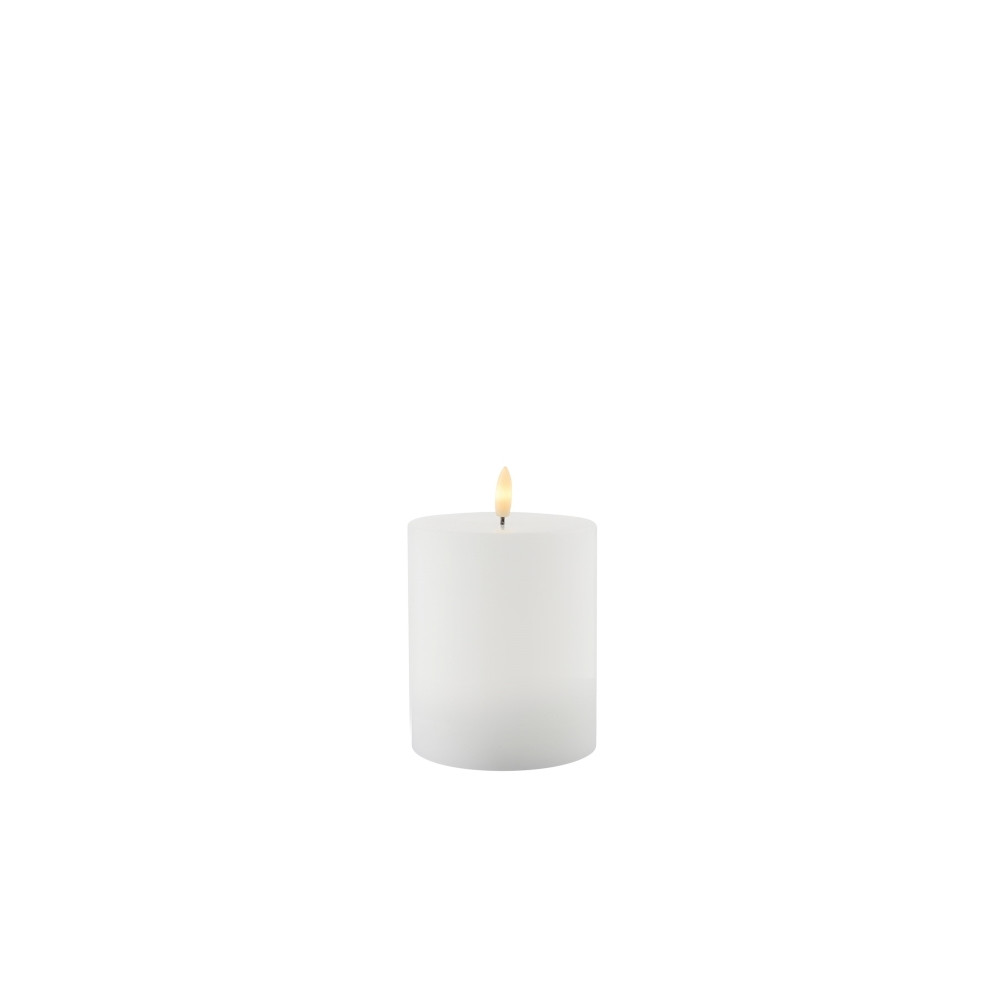 Produktbild för Sirius Sille uppladdningsbart blockljus vit Ø 10 cm H 12,5 c...