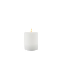 Produktbild för Sirius Sille uppladdningsbart blockljus vit Ø 10 cm H 12,5 c...