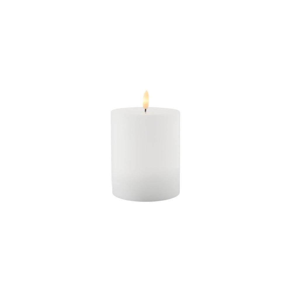 Produktbild för Sirius Sille uppladdningsbart blockljus vit Ø 10 cm H 12,5 c...