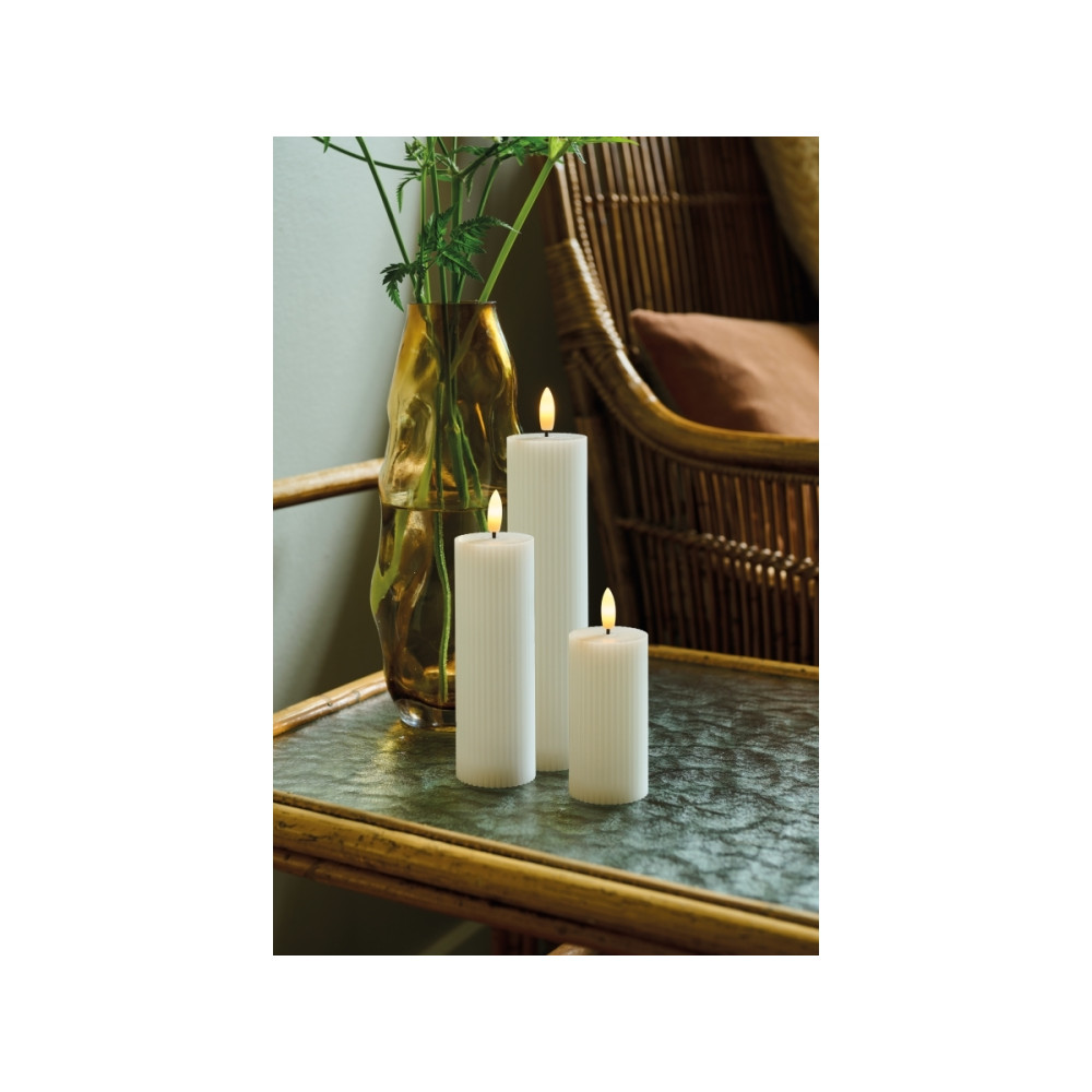 Produktbild för Sirius Smilla laddningsbart blockljus-set Ø 5 cm