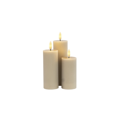 Sirius Home Sirius Smilla laddningsbara blockljus set Ø 5 cm