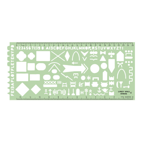 Hamelin Linex 1374 S - mall - 27.5 x 12.5 cm - genomskinligt grön - SBS (styren-butadien-styren)