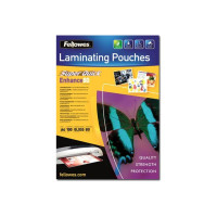 Produktbild för Fellowes Laminating Pouches SuperQuick Enhance 80 micron - 100-pack - glättat - A4 - lamineringsfickor