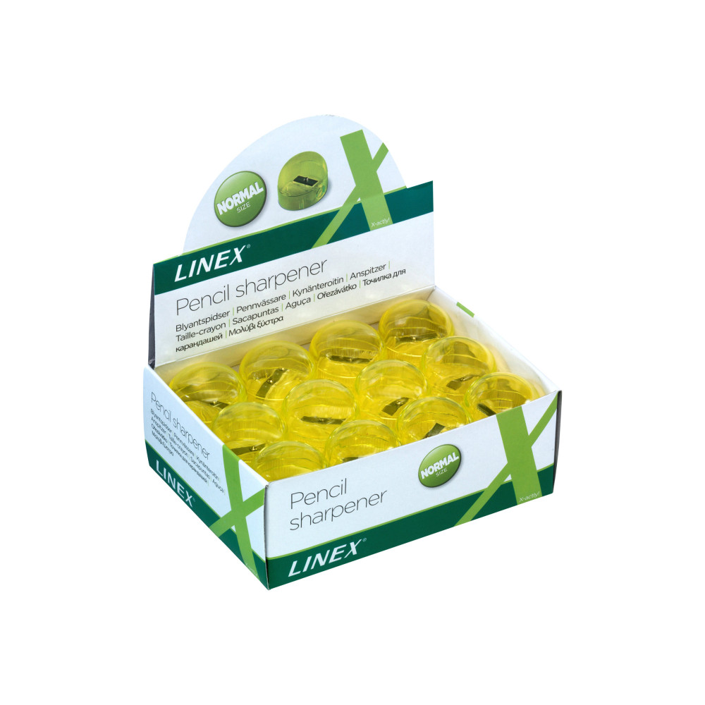 Produktbild för Linex PS150 - vässare - transparent gul - plast