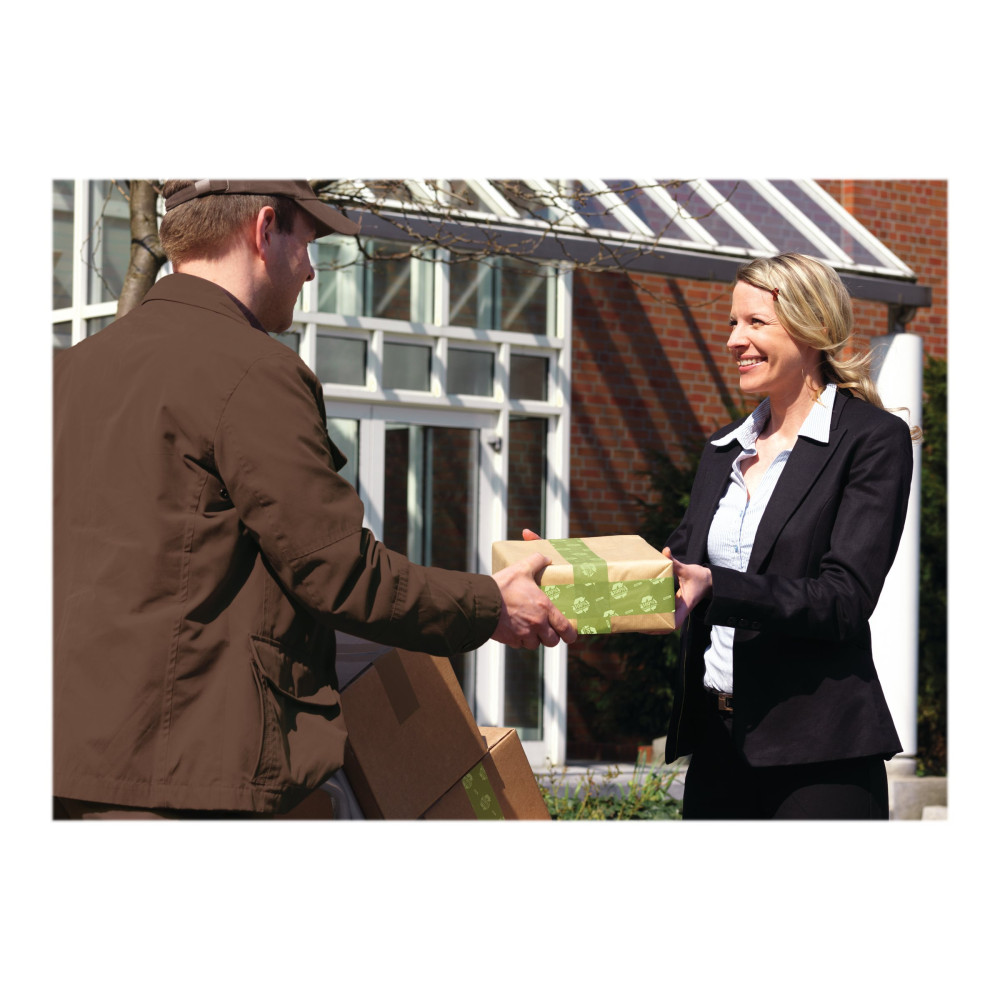 Produktbild för Tesapack Eco & Strong förpackningstejp - 50 mm x 66 m - grön