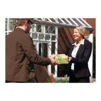 Produktbild för Tesapack Eco & Strong förpackningstejp - 50 mm x 66 m - grön